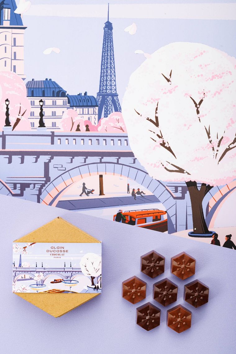 ル・ショコラ・アラン・デュカスのエグザ・サクラ ベリーキャラメル・パッションのイメージ