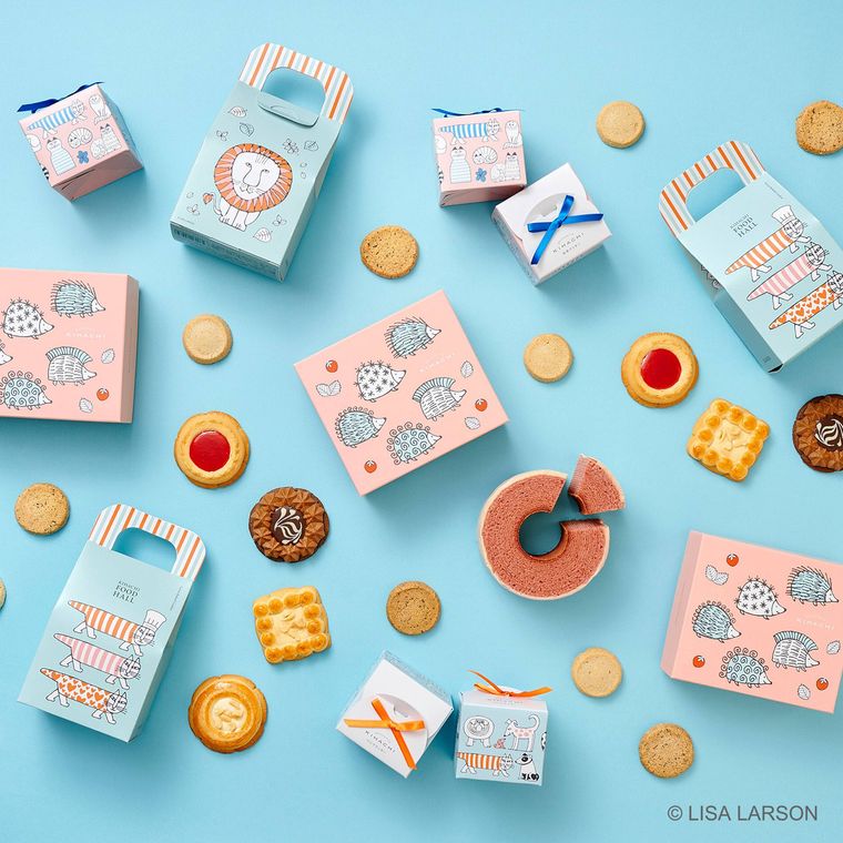 KIHACHIリサ・ラーソンのコラボ商品のイメージ