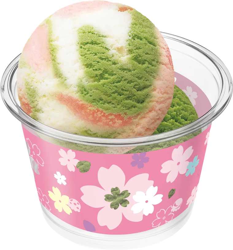 アイスが入ったカップのイメージ