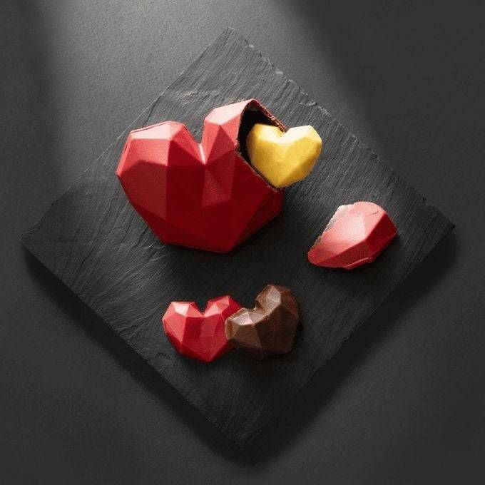 チョコスカルプチャー ジュエル ハート