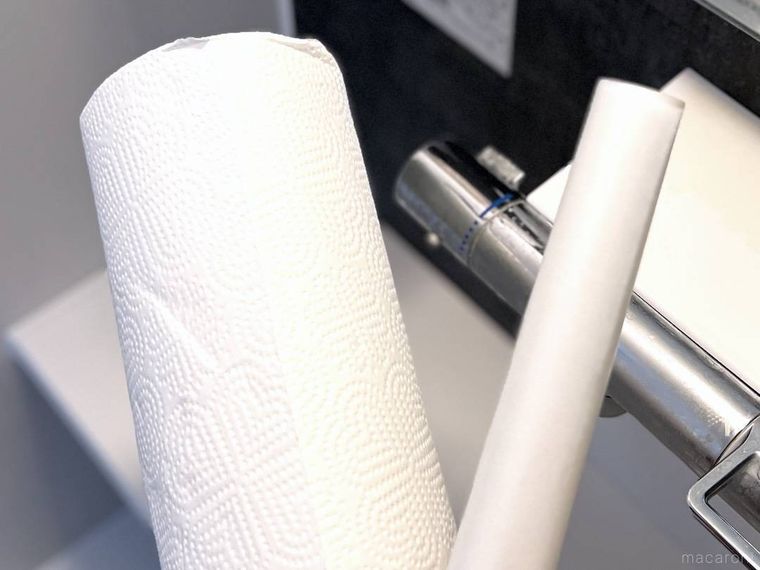 クッキングシートとキッチンペーパー