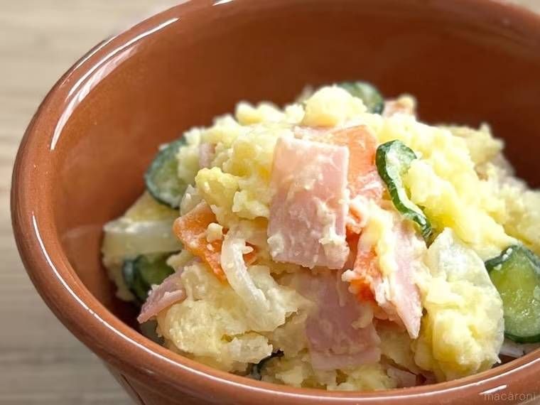 コーンポタージュの素で作ったポテトサラダ