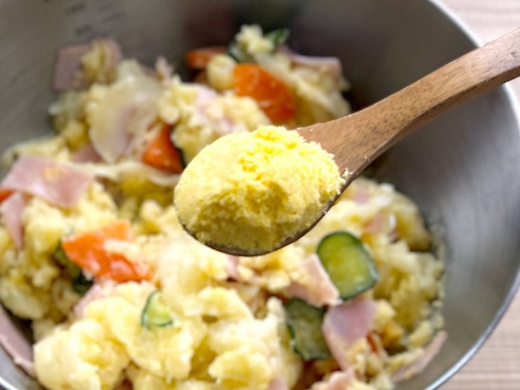 子どもも大絶賛のやみつきポテトサラダ。味付けに使うのはまさかの