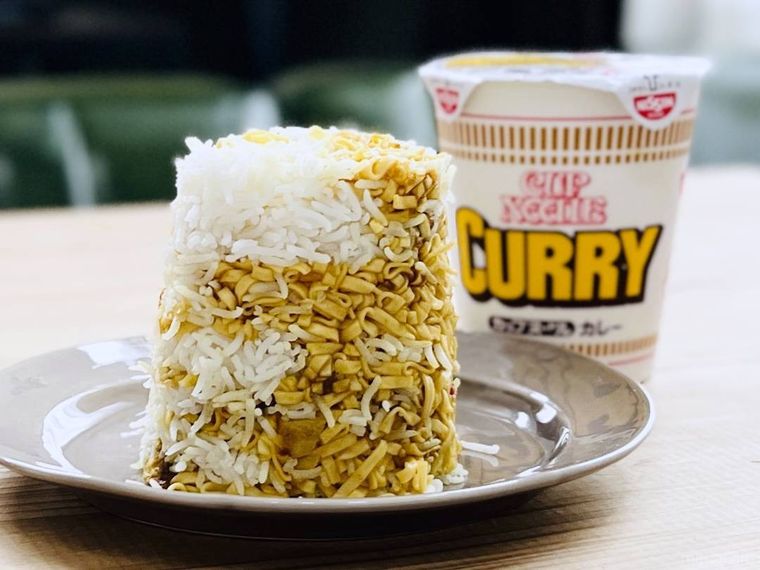 カップヌードルビリヤニとカップヌードル カレー