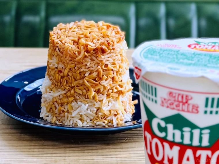 カップヌードル チリトマトヌードルとカップヌードルビリヤニ