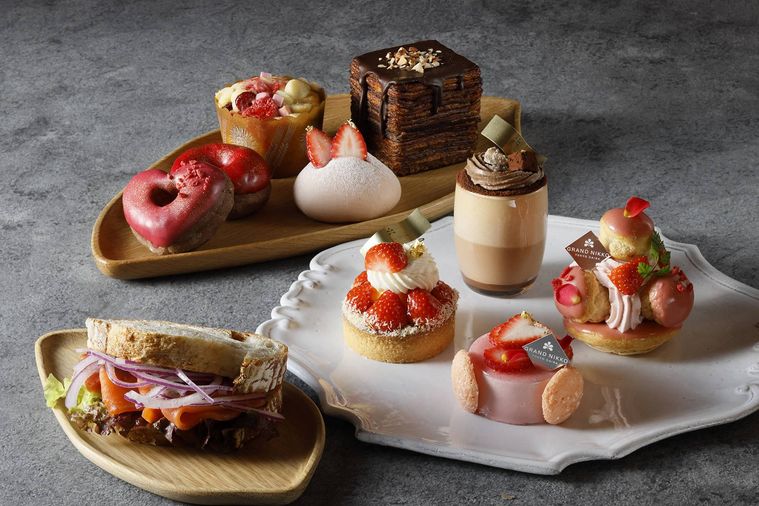 グランドニッコー東京 台場のいちごチョコレートスイーツパンのイメージ