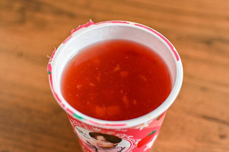 ドリンクの中身のアップ