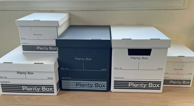 セリアプレンティボックスの全サイズを並べた様子