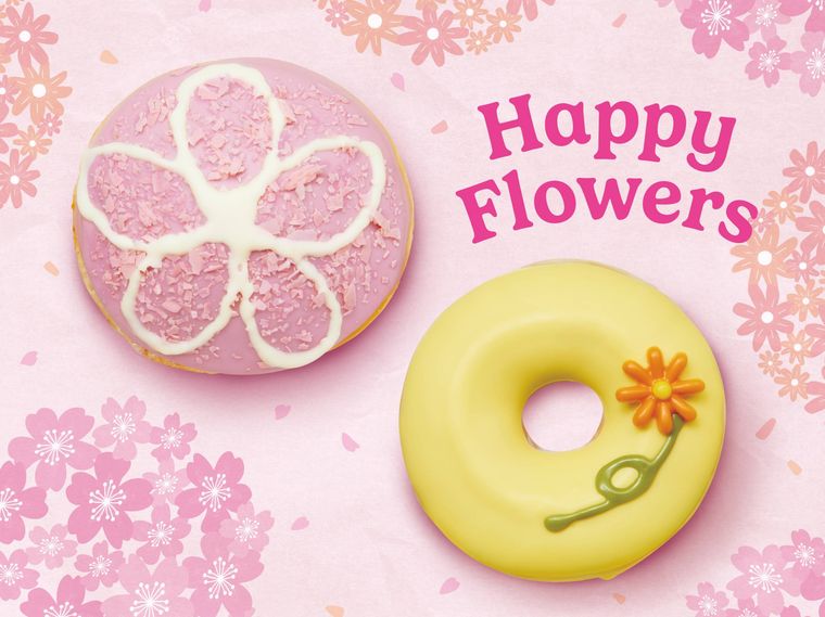 クリスピー・クリーム・ドーナツのHappy flowersのイメージ