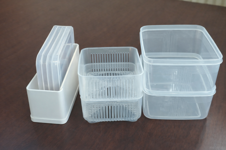 本体とフタを別々で保管している様子