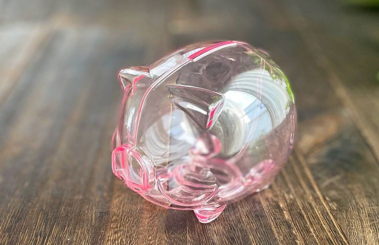 セリアのぶたの貯金箱