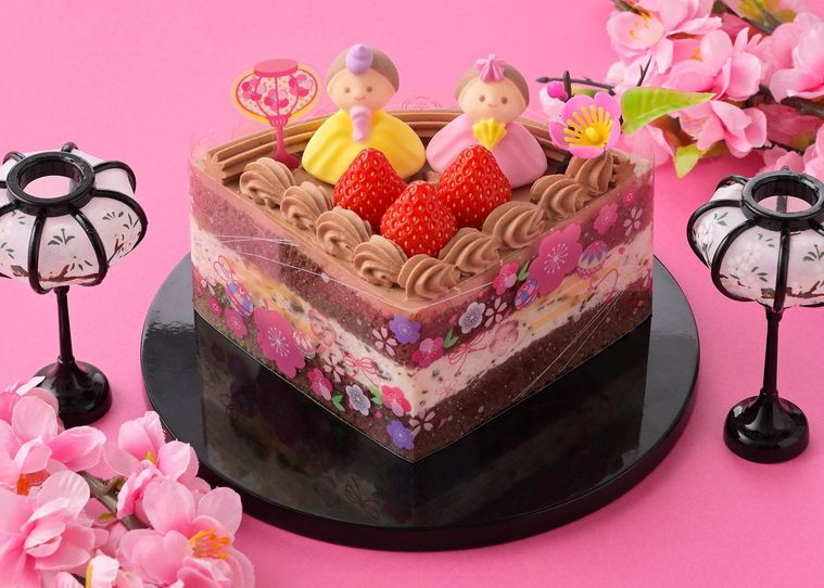 銀座コージーコーナーのひなおうぎチョコのイメージ