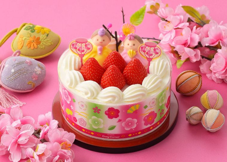 銀座コージーコーナーのひなショートデコ4号のイメージ