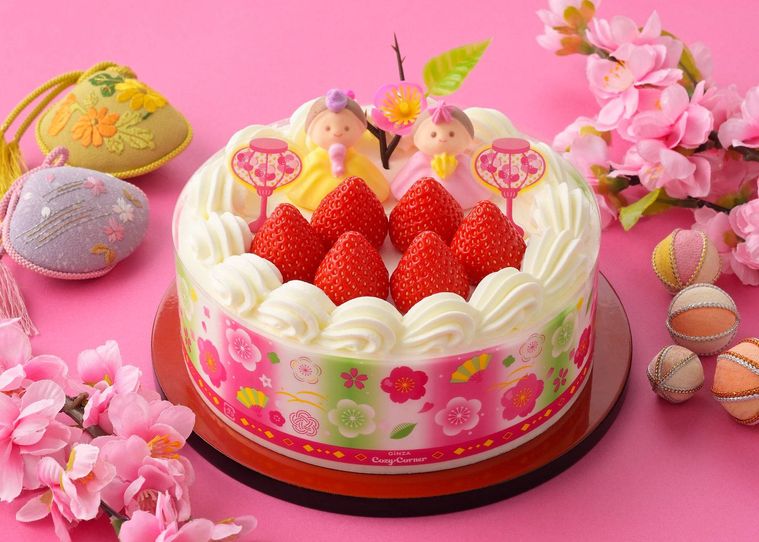 銀座コージーコーナーのひなショートデコ5号のイメージ