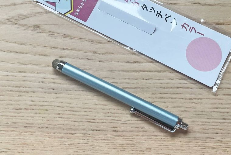 セリアのなめらかタッチペン カラー