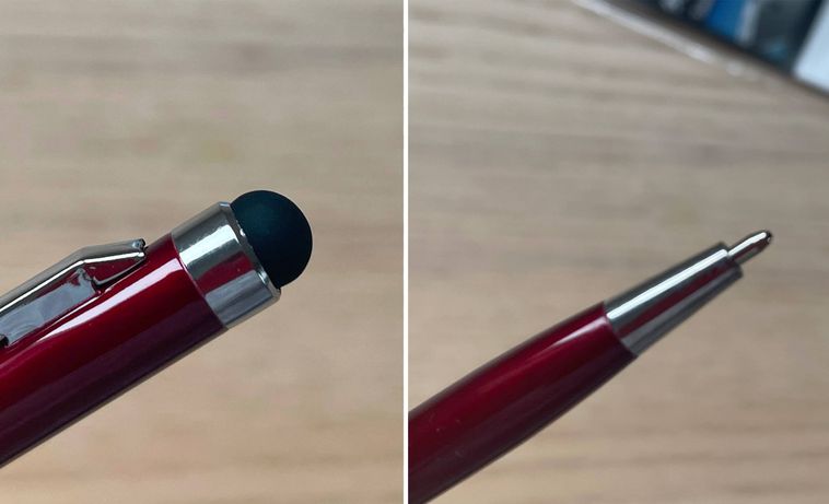 タッチペン付きボールペンの先端