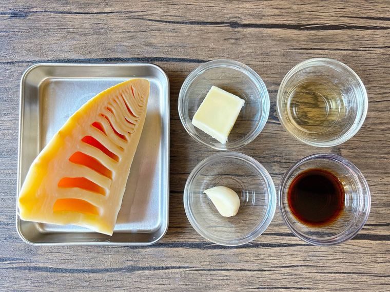 たけのこのバター醤油焼きの材料