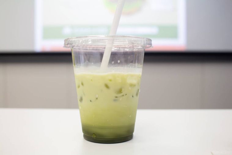 モスバーガー抹茶ミルク出雲の抹茶