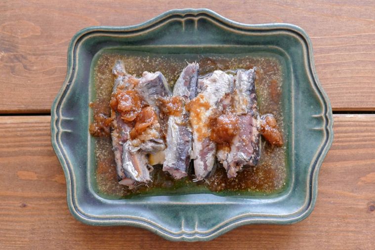 オイルサーディンの梅マリネ