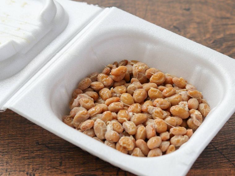 納豆パックを開いた状態