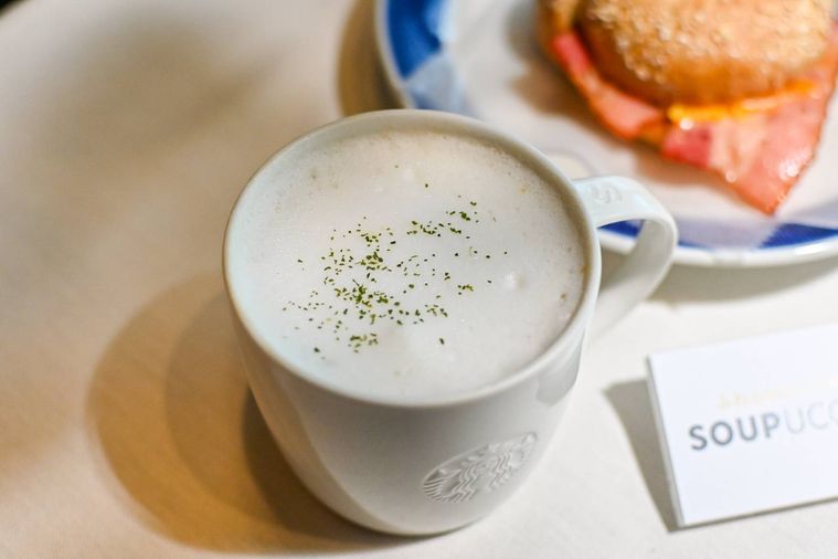 スープのアップ