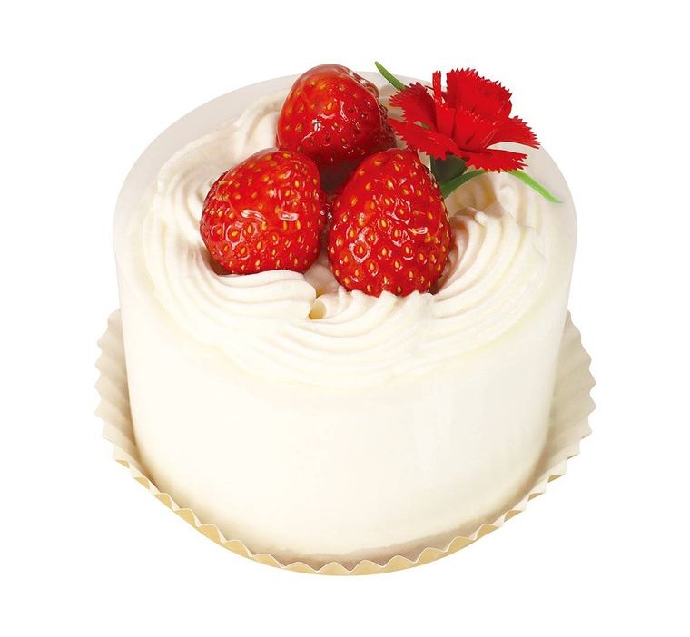 母の日たっぷり苺ケーキ