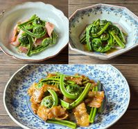 春の味覚こごみの炒め物レシピ3選。下処理の基本も紹介