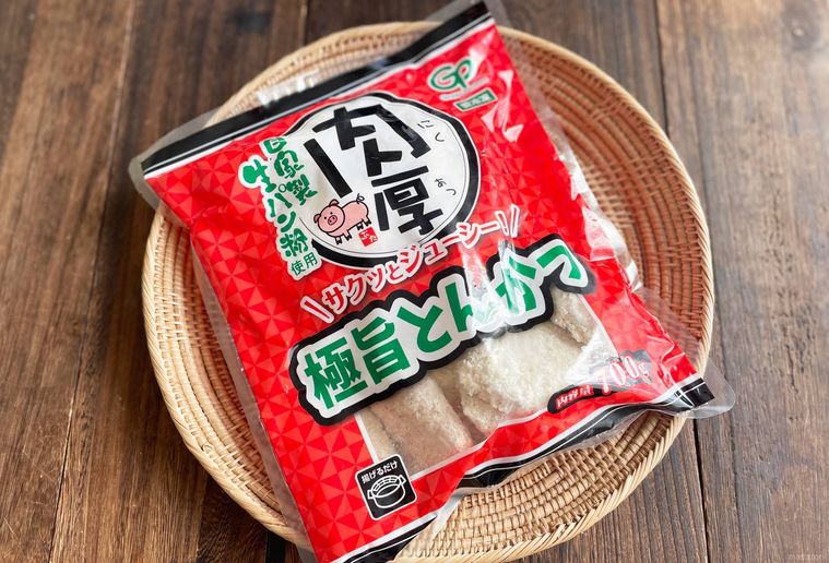 業務スーパーの肉厚極旨とんかつ