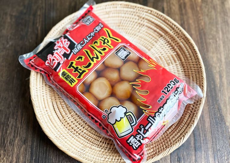 業務スーパーの業務用ピリ辛玉こんにゃく