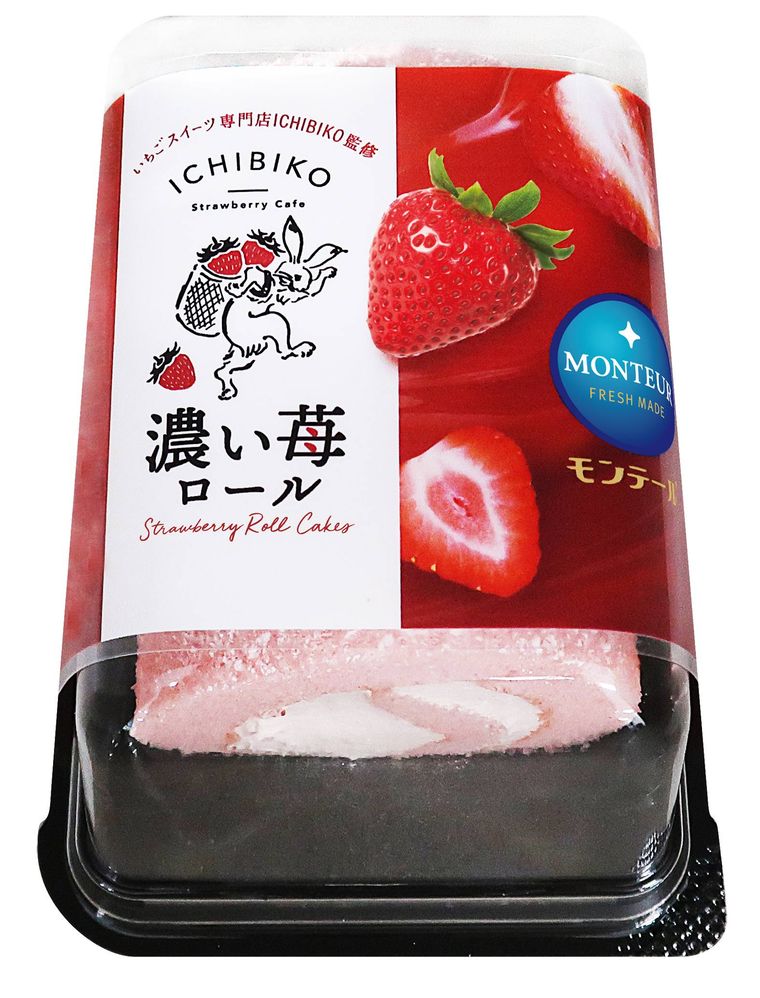 4P ICHIBIKO・濃い苺ロール