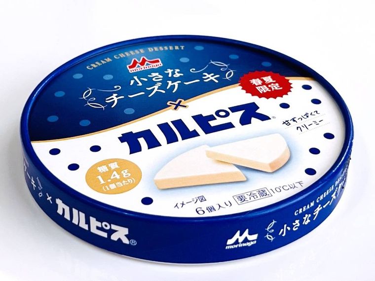 森永乳業の森永 小さなチーズケーキカルピス