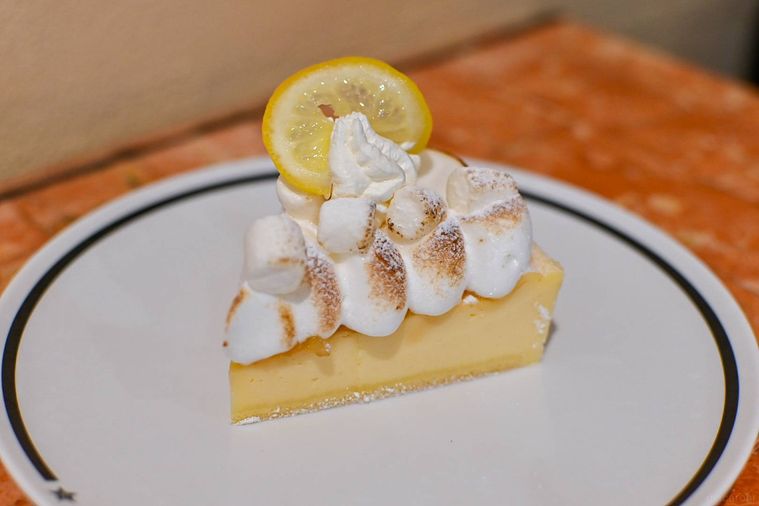 チーズケーキのアップ