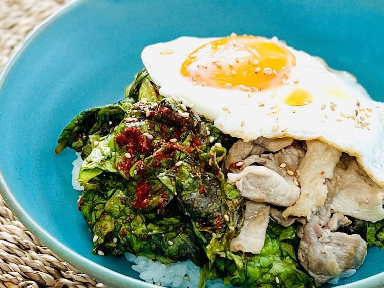 レタスで作ったポムドンビビンバ