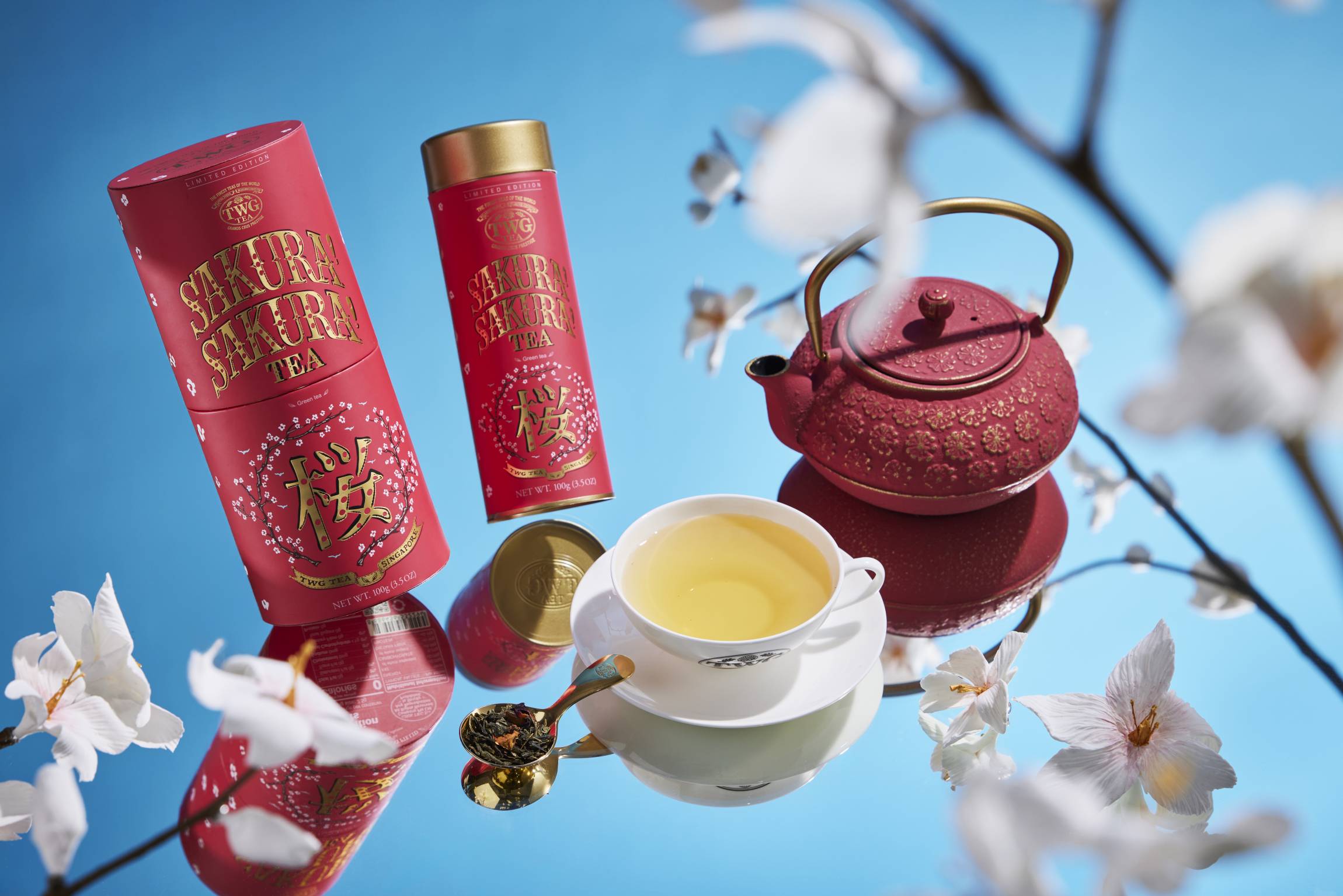 TWG サクラ！サクラ！ ティー 桜 新品 限定 箱 缶 春 緑茶 TWG Tea Japan オンラインブティック ページタイトル