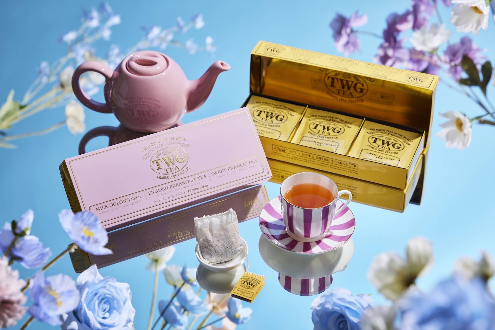 SAKURA SAKURA TEA 140g 限定版TWG TWG's Sakura! Sakura! series is a celebration of Kyoto's beautiful