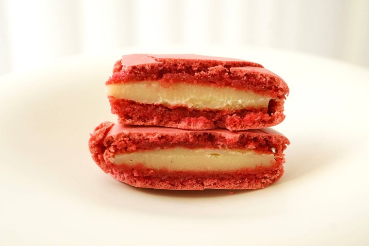 マカロンの断面