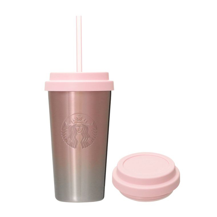 ステンレスタンブラーのアップ