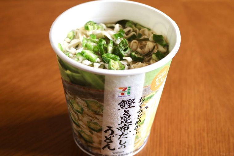 セブンプレミアム おくらとめかぶ 鰹と昆布だしのうどん