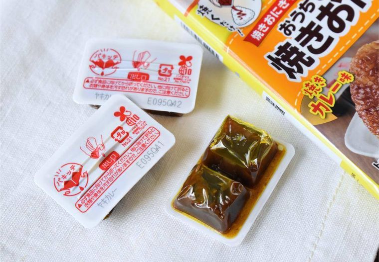 パッケージから取り出したおうちで焼きおにの個包装