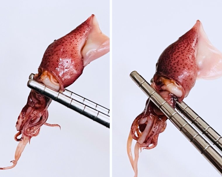 ボイルほたるいかのコラージュ画像