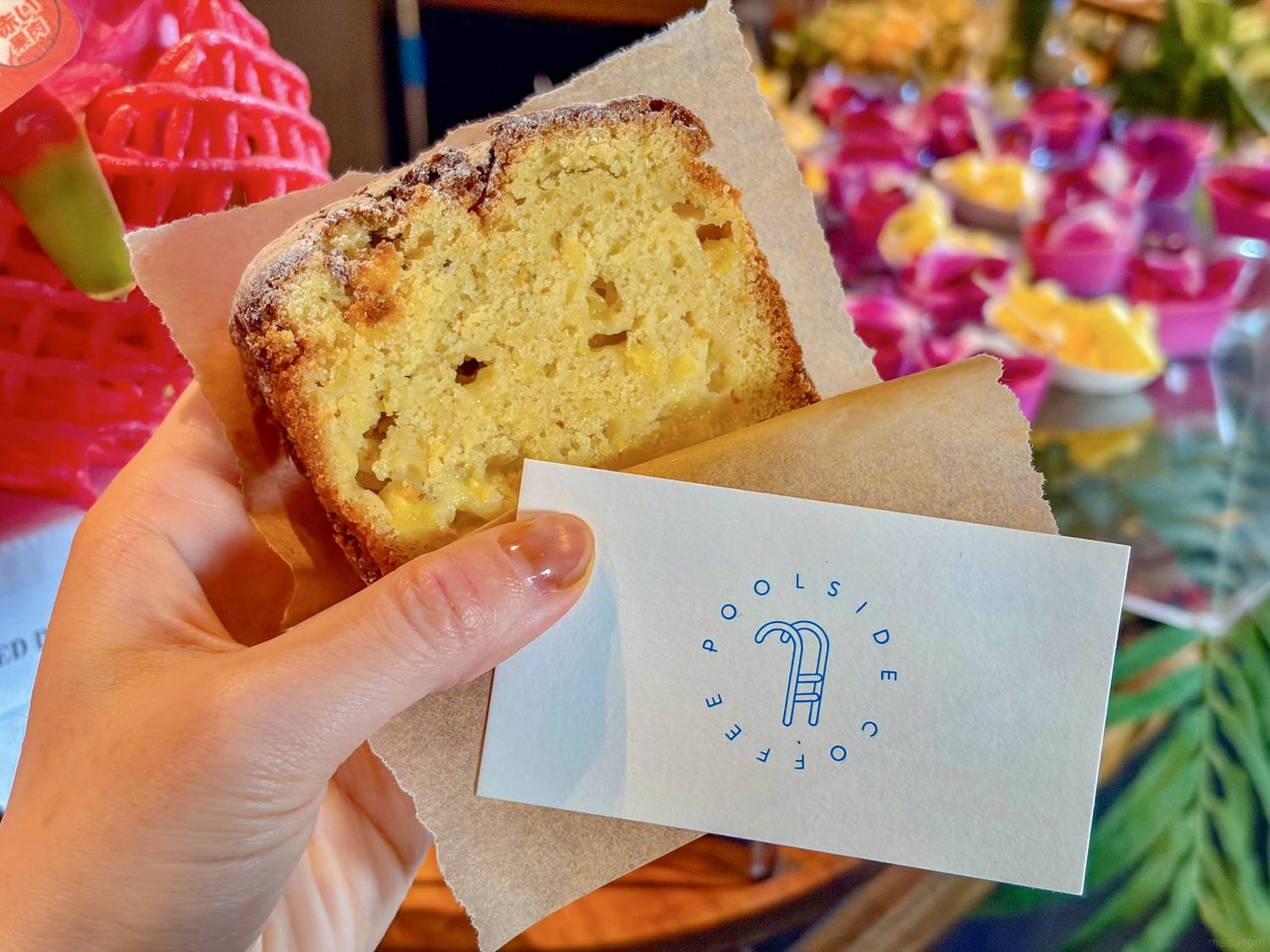 POOLSIDE COFFEEコラボのパウンドケーキ