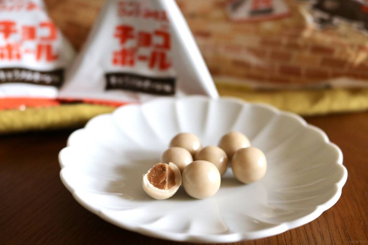 チョコボールキャラメルオーレの断面