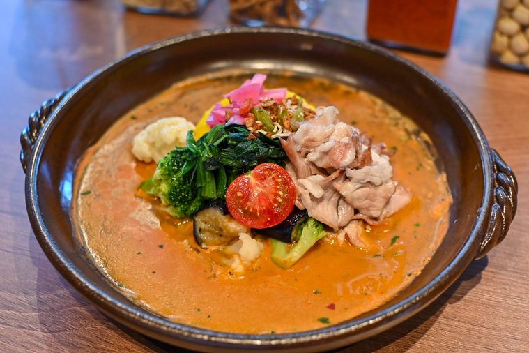 カレーのアップ