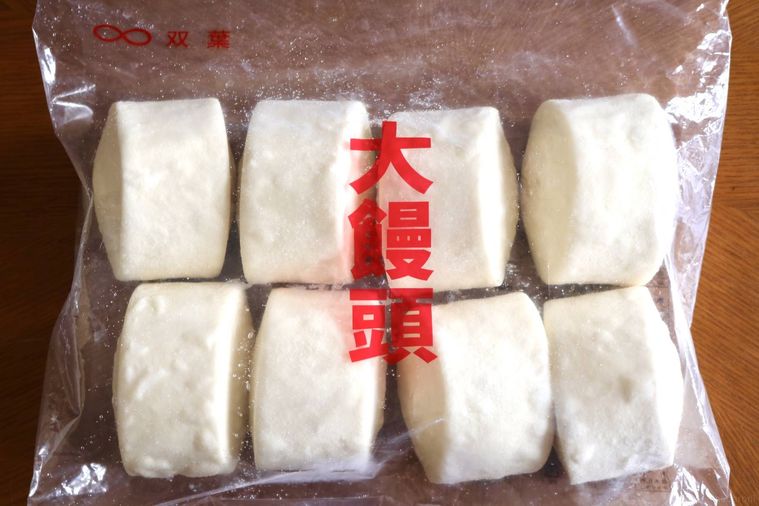 大饅頭マントウのパッケージと中身