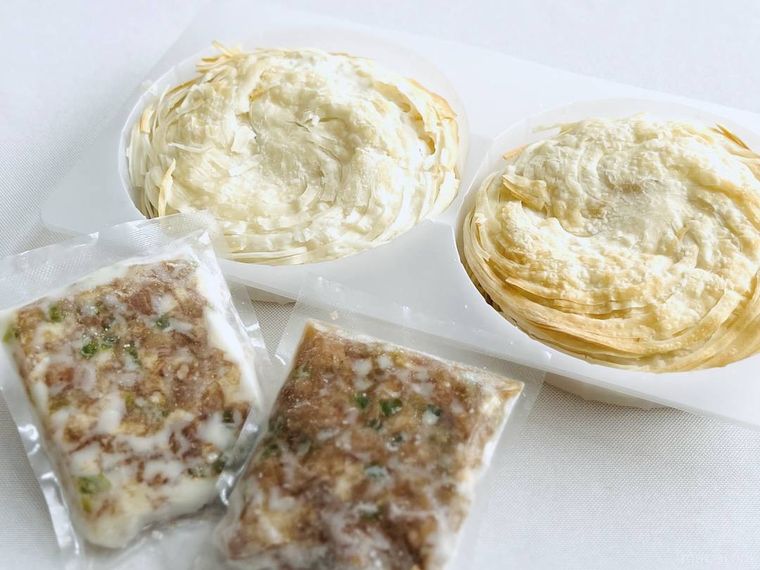 業務スーパーのロオジャーモーをパッケージから出した様子