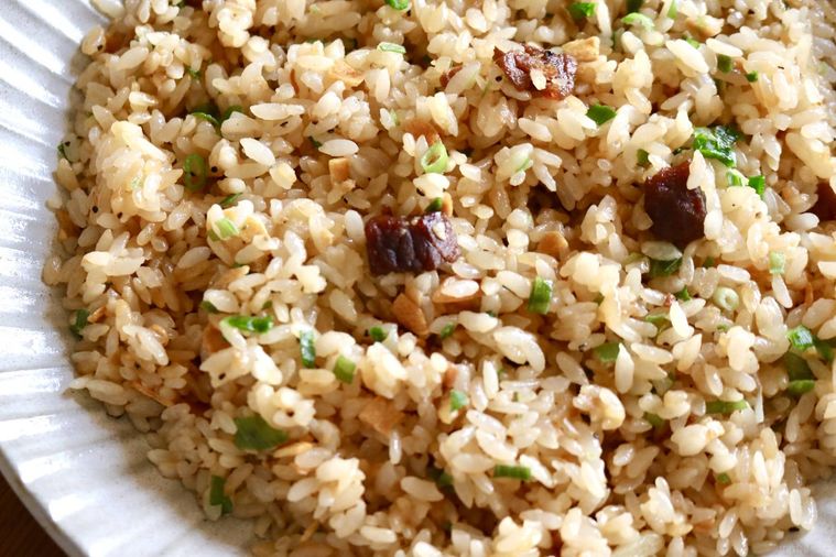 ガーリックライスのアップ