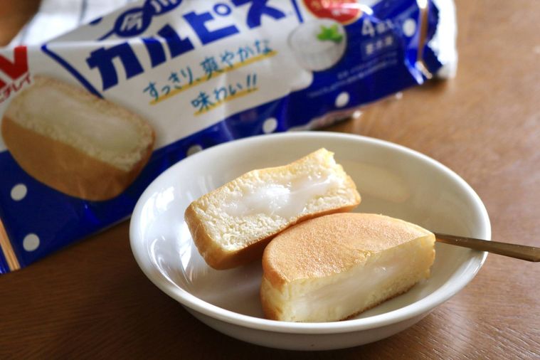 今川焼カルピスの断面