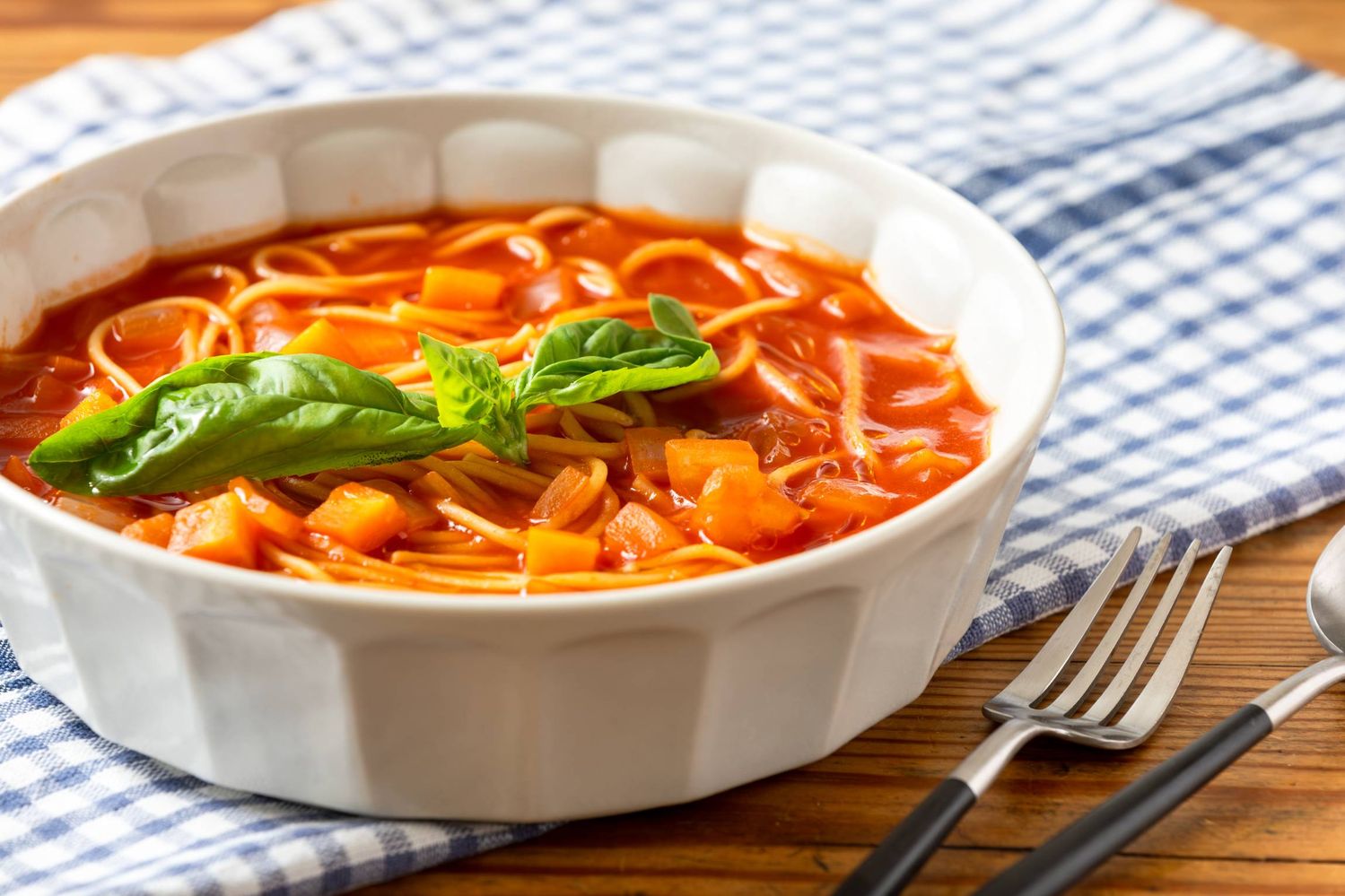 トマトスープスパゲッティ