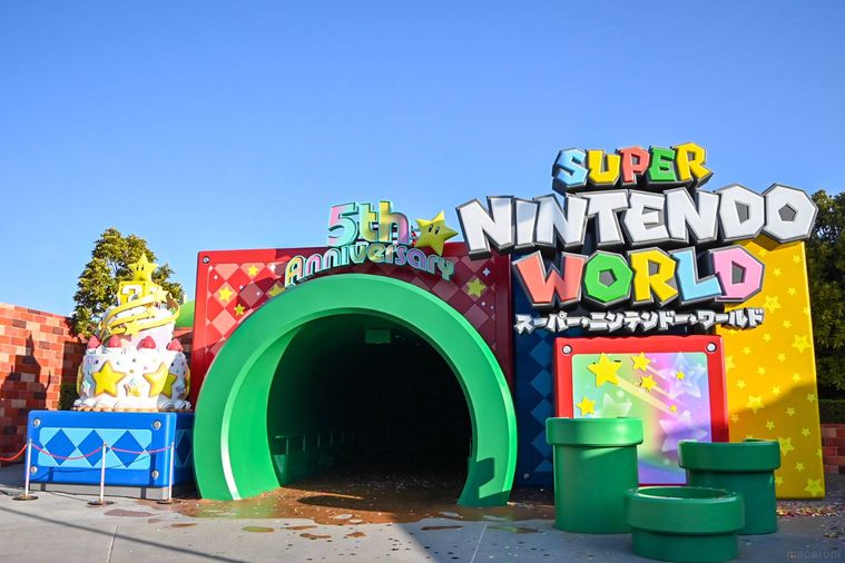 スーパー・ニンテンドー・ワールドの入口