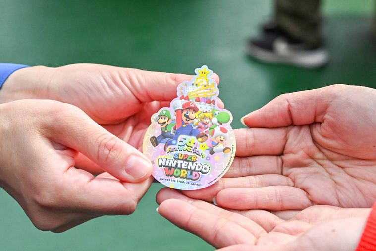 ステッカーのアップ